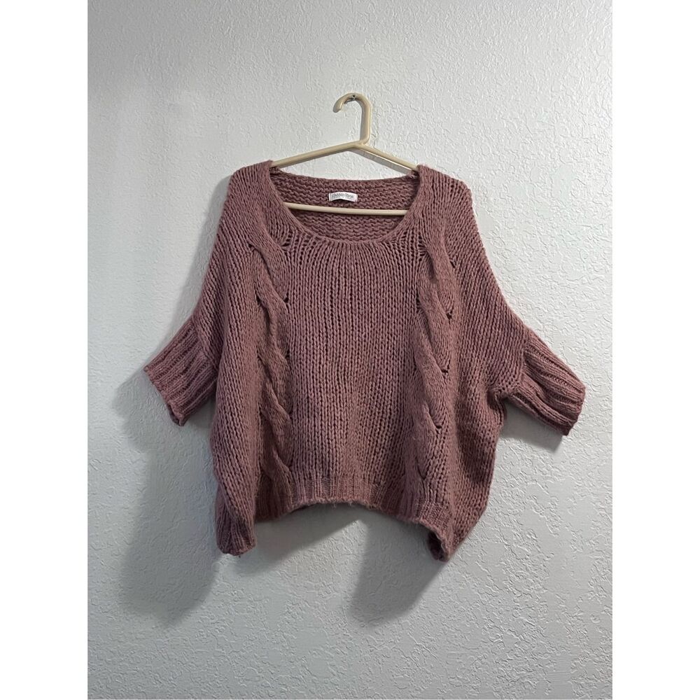 Cobblestone Made in Italy Women Sweater Alpaca Blend Flowy XL